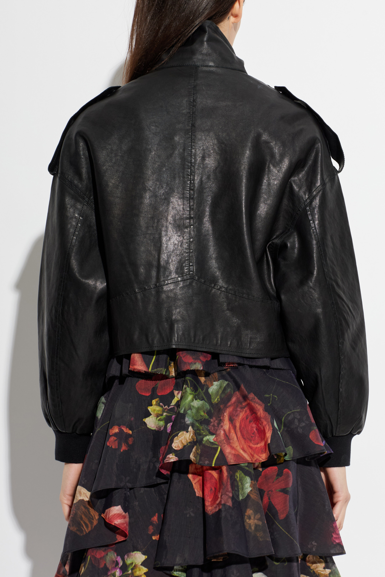 AllSaints 'Lowden' leather jacket | Women's | Vitkac